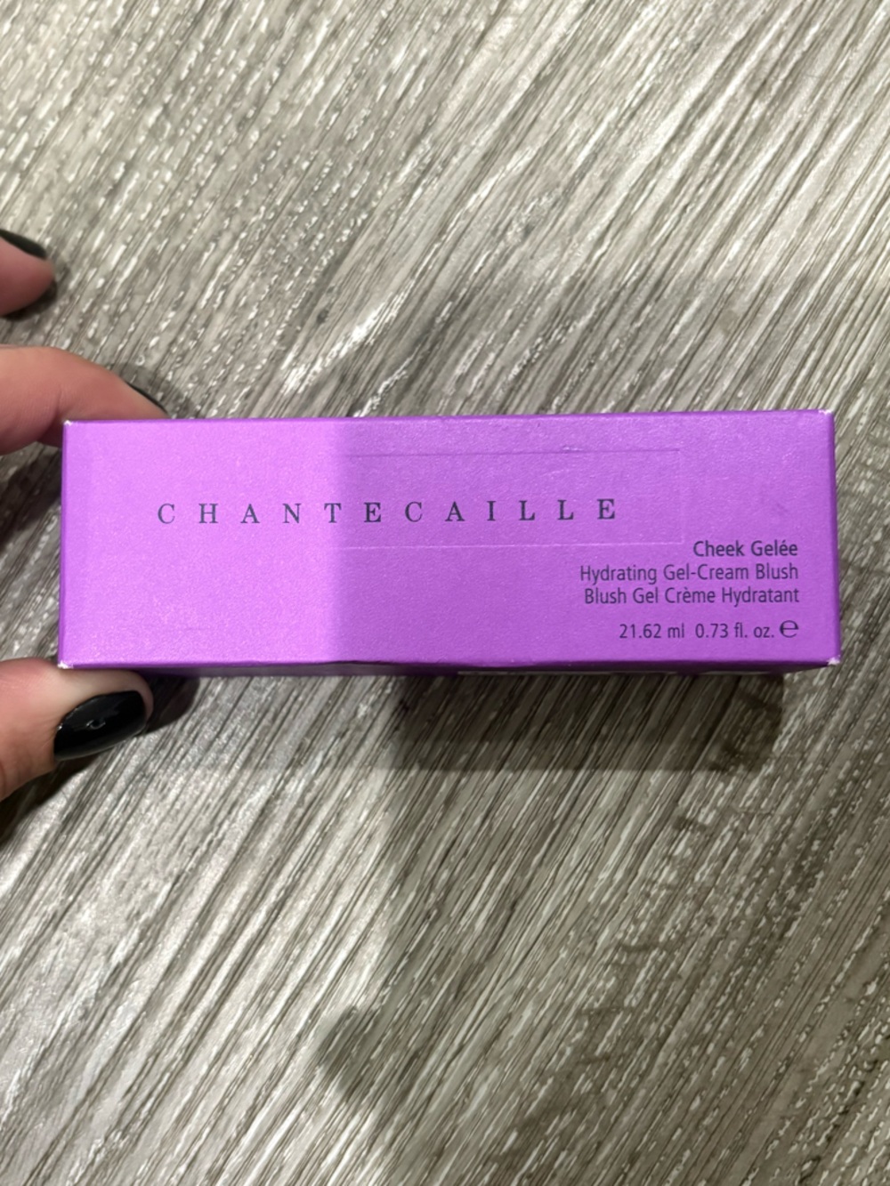 Chantecaille Hydrating Cheek Gel in Vibrant Purple Box